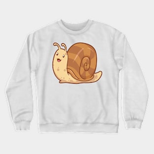 Kawaii snail Crewneck Sweatshirt